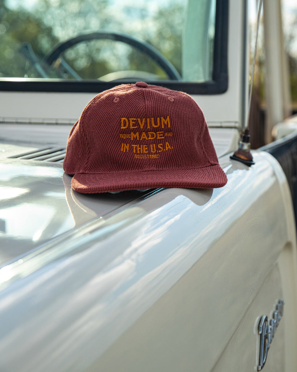Zephyr Corduroy Hat | Ballcap | Made in USA | 100% American