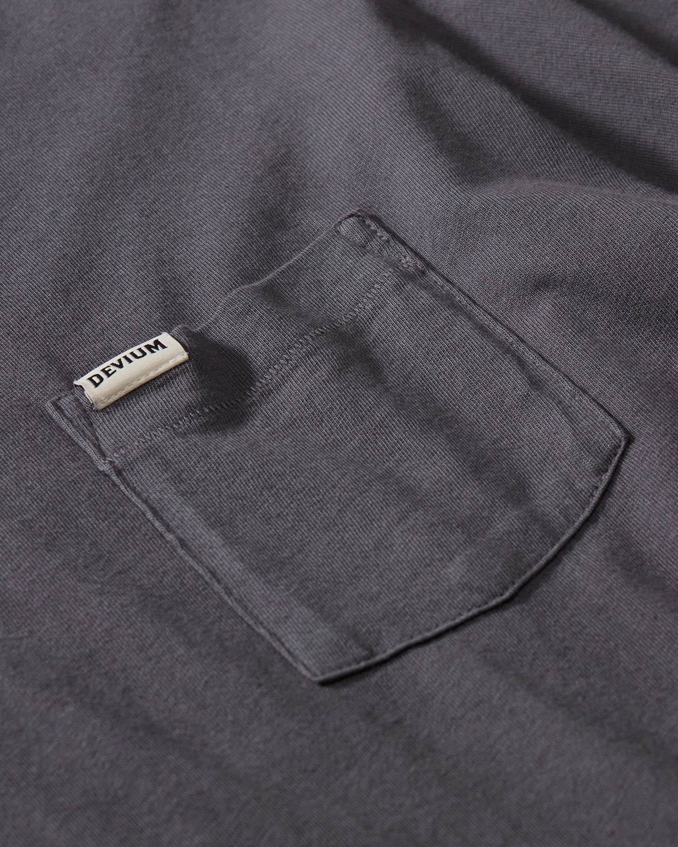 Devium Premium Knit Long Sleeve Pocket Tee