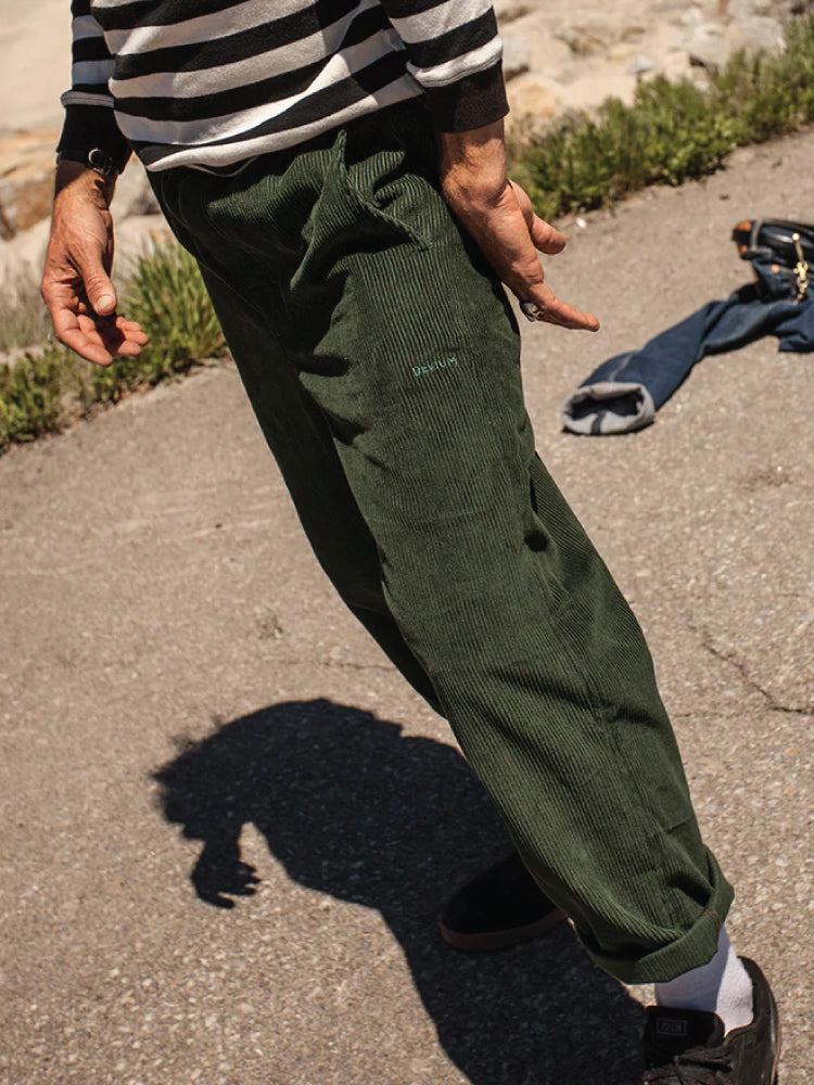 Image of a mans corduroy pants