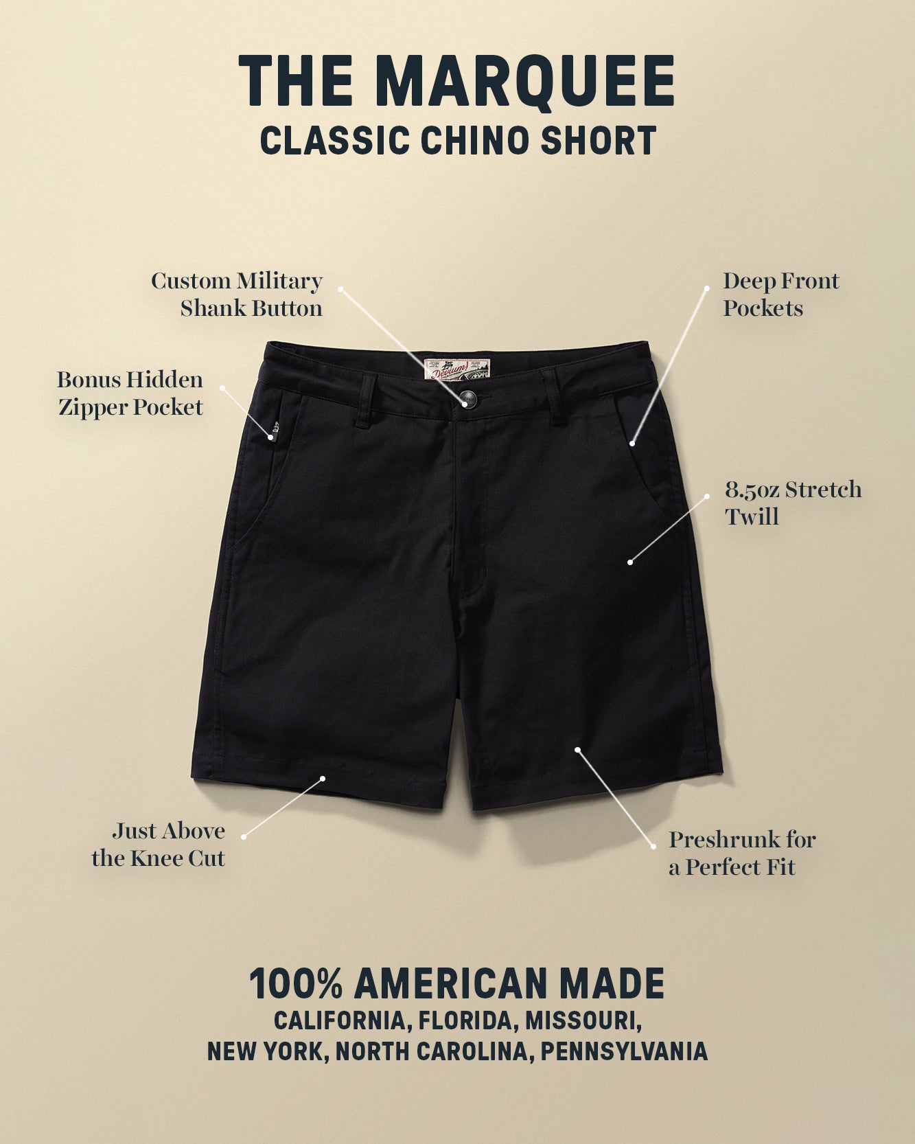 Marquee Classic Chino Short